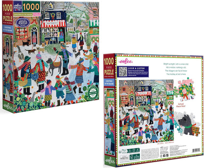 Karácsony a főtéren Eeboo 1000 darabos kirakó puzzle (EB-PZT211) - puzzlegarden