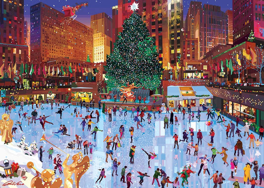 Karácsony a Rockefeller Centerben Ravensburger 1000 darabos kirakó puzzle (RA-17132 4005556171323) - puzzlegarden