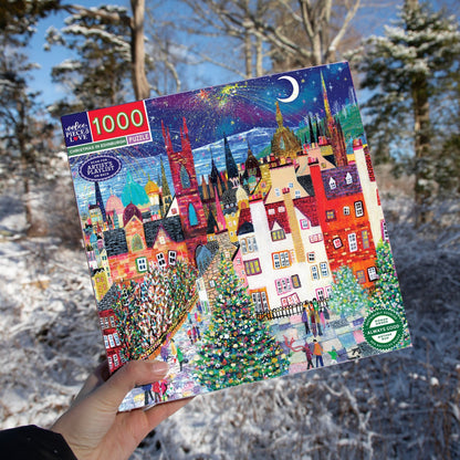 Karácsony Edinburgh-ban Eeboo 1000 darabos kirakó puzzle (EB-EPZT245) - puzzlegarden