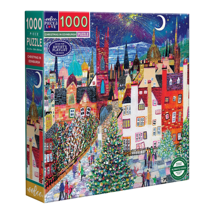 Karácsony Edinburgh-ban Eeboo 1000 darabos kirakó puzzle (EB-EPZT245) - puzzlegarden