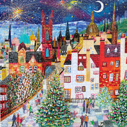 Karácsony Edinburgh-ban Eeboo 1000 darabos kirakó puzzle (EB-EPZT245) - puzzlegarden