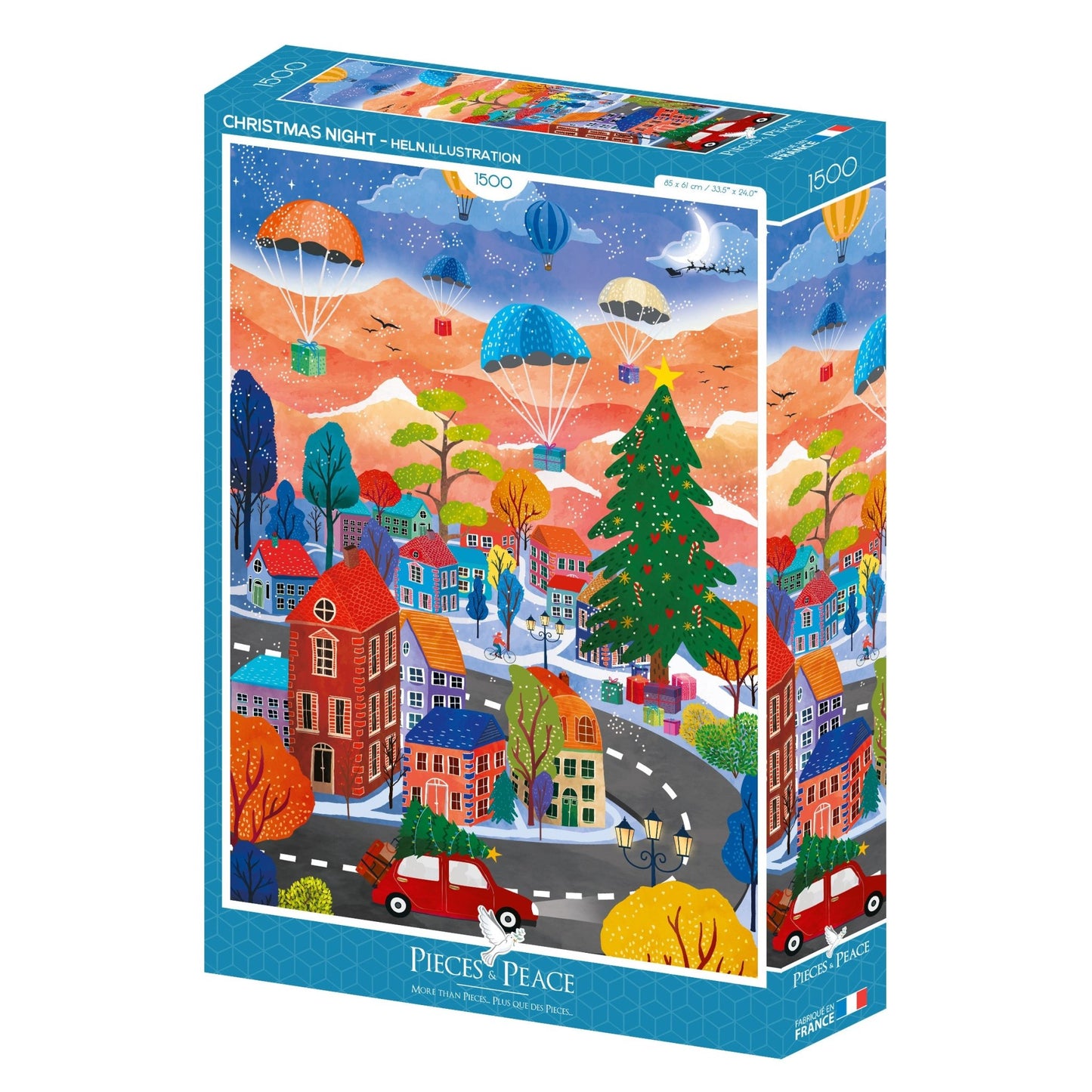 Karácsony éjszaka Pieces & Peace 1500 darabos kirakó puzzle (PaP - 0139 3770001401393) - puzzlegarden