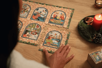 Karácsony otthon – Adventi kalendárium Ravensburger 24x56 darabos kirakó puzzle (RA-12002014) - puzzlegarden