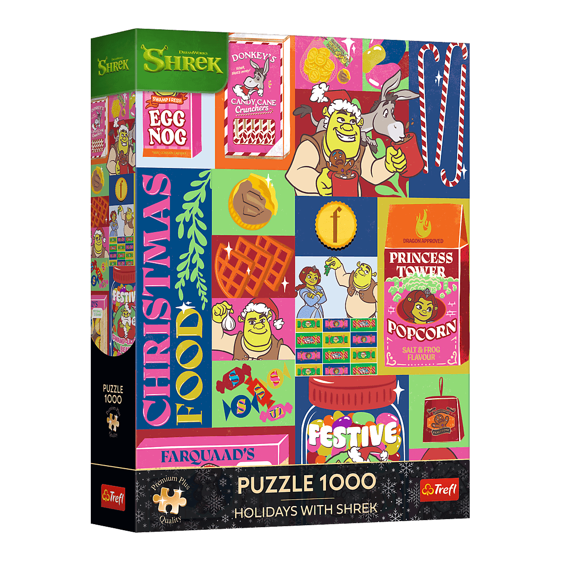 Karácsony Shrekkel Trefl 1000 darabos kirakó puzzle (TR-12166) - puzzlegarden