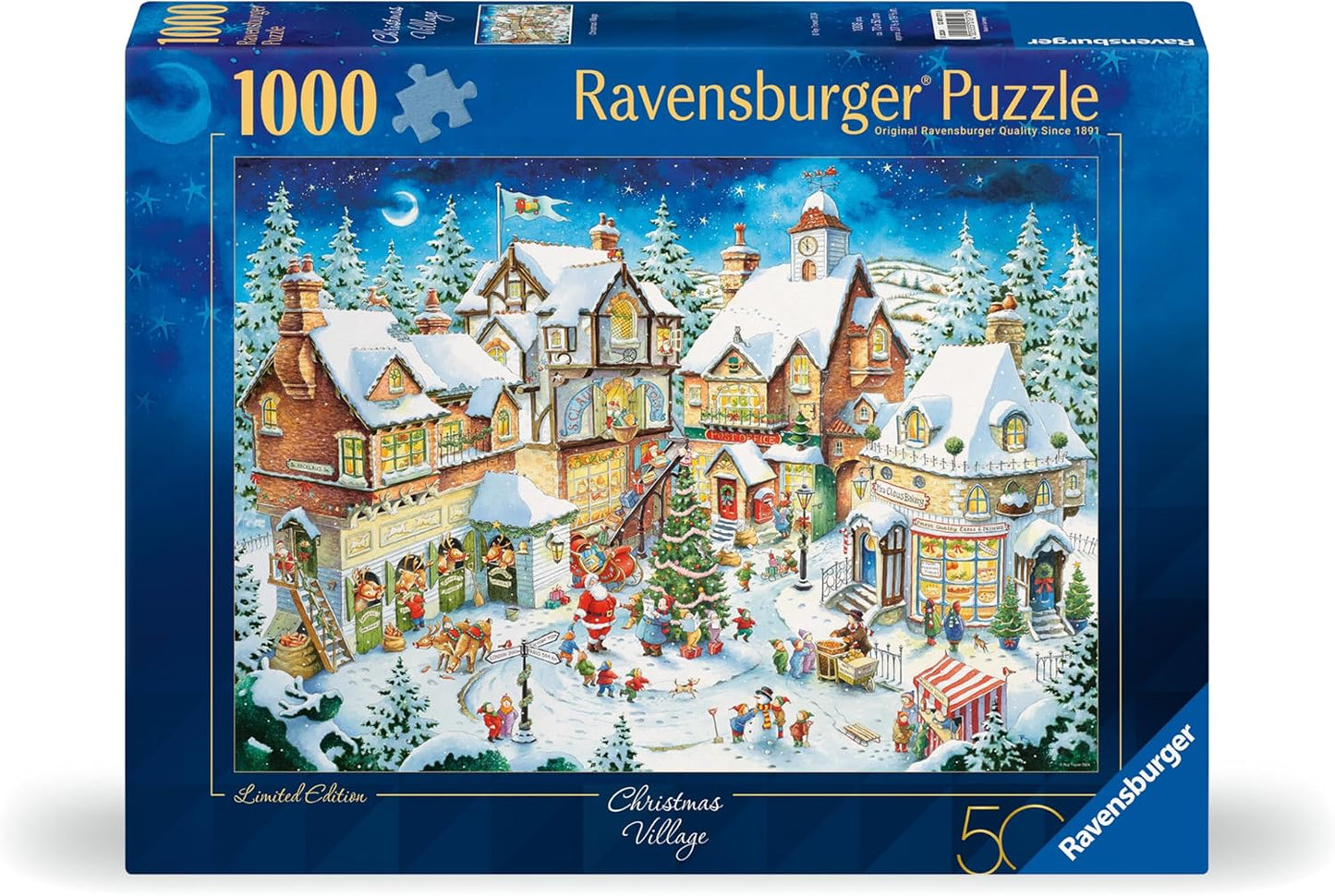 Karácsonyfalva Ravensburger 1000 darabos kirakó puzzle (RA - 12001271 4005555012719) - puzzlegarden