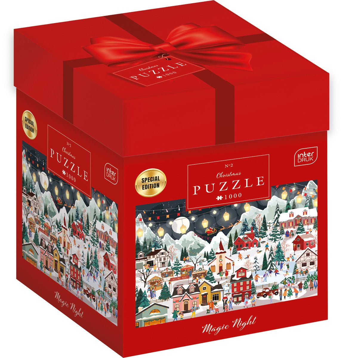Karácsonyi éjszaka Interdruk 1000 darabos kirakó puzzle (ID-5902277396068) - puzzlegarden