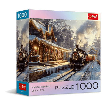 Karácsonyi expressz Trefl 1000 darabos kirakó puzzle (TR-USA_99235) - puzzlegarden