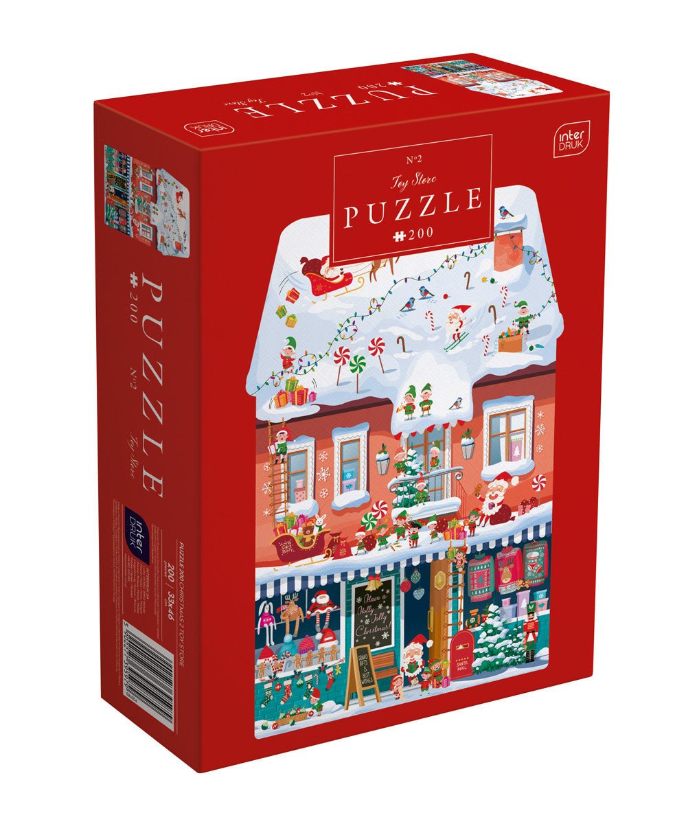 Karácsonyi játékbolt Interdruk 200 darabos kirakó puzzle (ID-5902277395979) - puzzlegarden