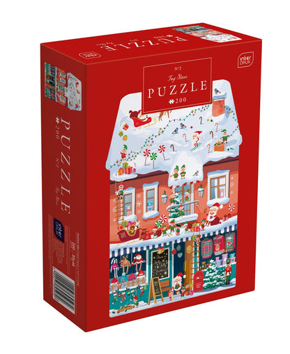 Karácsonyi játékbolt Interdruk 200 darabos kirakó puzzle (ID-5902277395979) - puzzlegarden