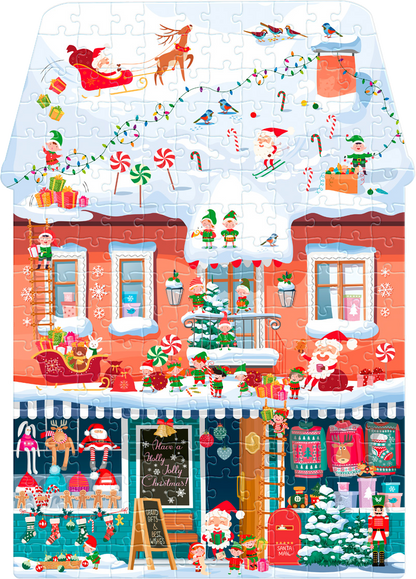 Karácsonyi játékbolt Interdruk 200 darabos kirakó puzzle (ID-5902277395979) - puzzlegarden