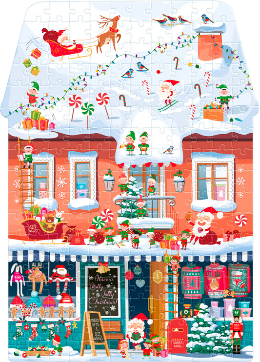 Karácsonyi játékbolt Interdruk 200 darabos kirakó puzzle (ID-5902277395979) - puzzlegarden