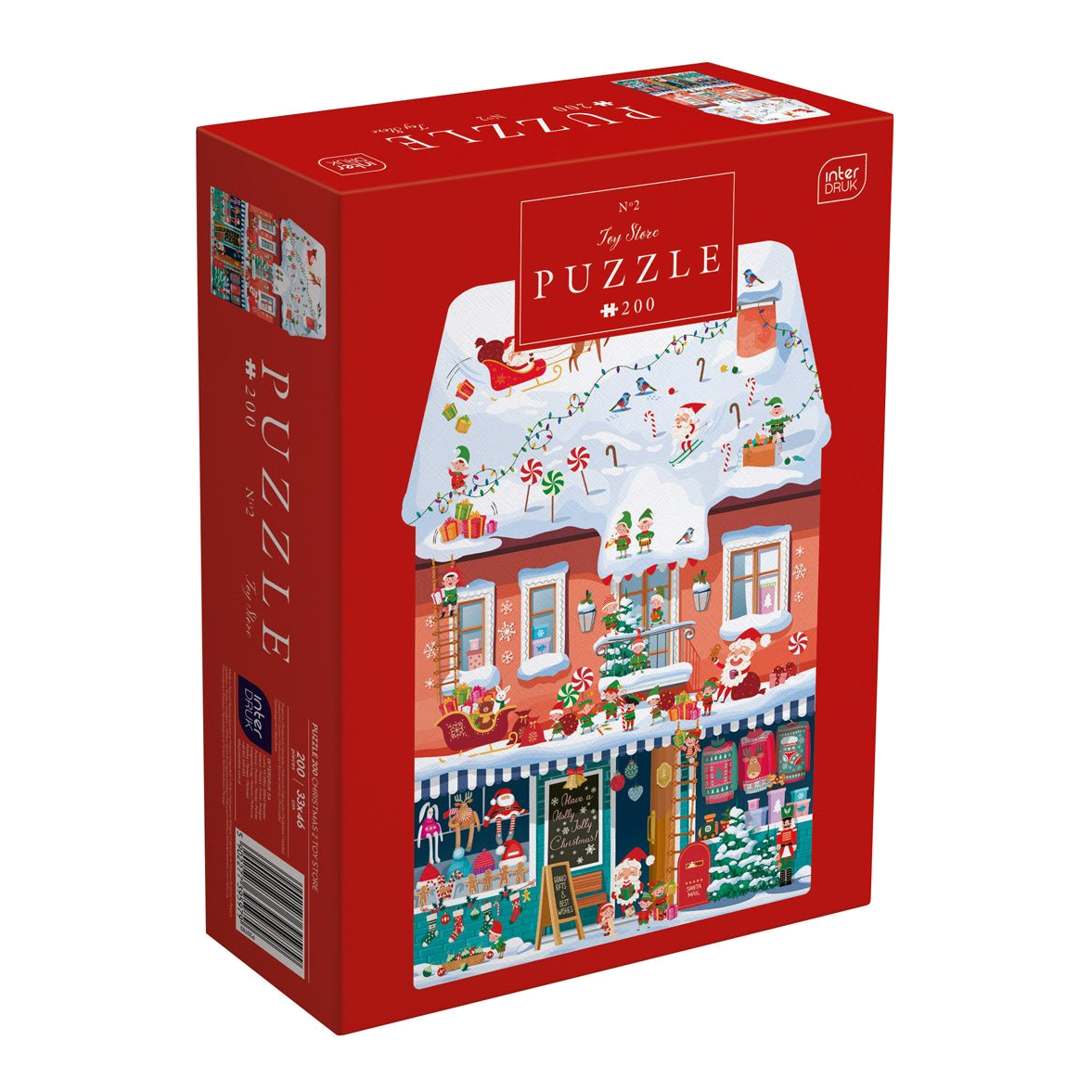 Karácsonyi játékbolt Interdruk 200 darabos kirakó puzzle (ID-5902277395979) - puzzlegarden