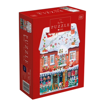 Karácsonyi játékbolt Interdruk 200 darabos kirakó puzzle (ID-5902277395979) - puzzlegarden