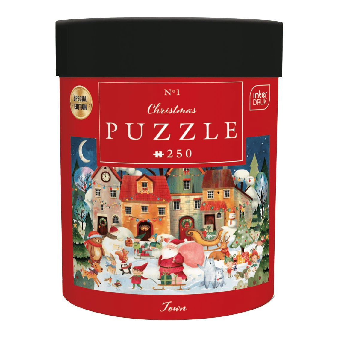 Karácsonyi kisváros Interdruk 250 darabos kirakó puzzle (ID-5902277395986) - puzzlegarden