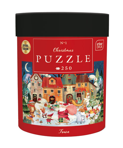 Karácsonyi kisváros Interdruk 250 darabos kirakó puzzle (ID-5902277395986) - puzzlegarden