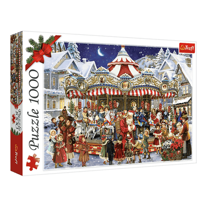 Karácsonyi Körhinta Trefl 1000 darabos kirakó puzzle (TR-10865) - puzzlegarden