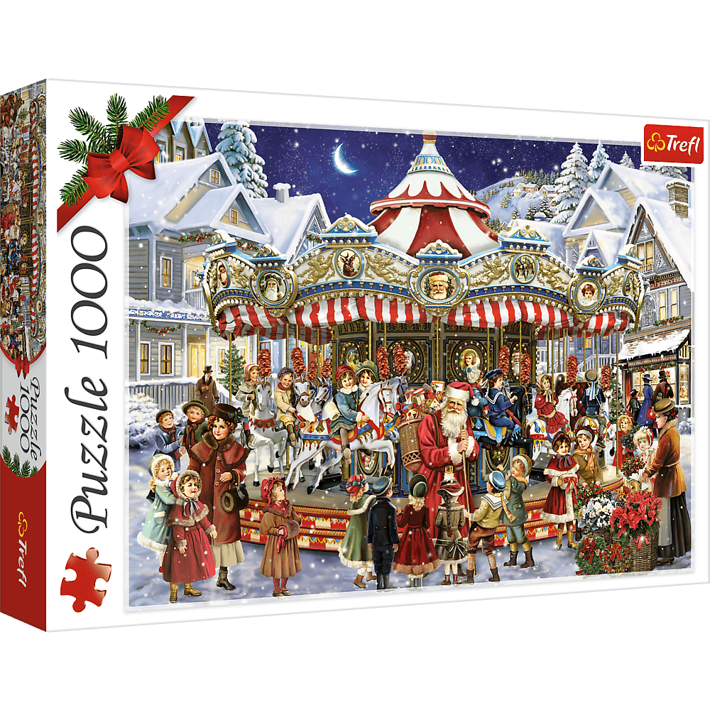 Karácsonyi Körhinta Trefl 1000 darabos kirakó puzzle (TR-10865) - puzzlegarden