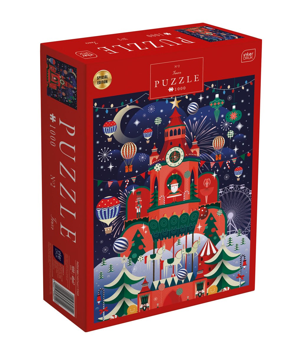 Karácsonyi torony Interdruk 1000 darabos kirakó puzzle (ID-5902277396099) - puzzlegarden
