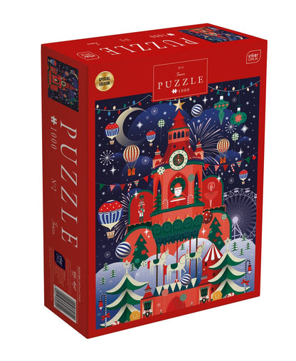 Karácsonyi torony Interdruk 1000 darabos kirakó puzzle (ID-5902277396099) - puzzlegarden