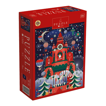 Karácsonyi torony Interdruk 1000 darabos kirakó puzzle (ID-5902277396099) - puzzlegarden