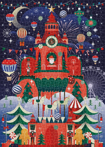 Karácsonyi torony Interdruk 1000 darabos kirakó puzzle (ID-5902277396099) - puzzlegarden