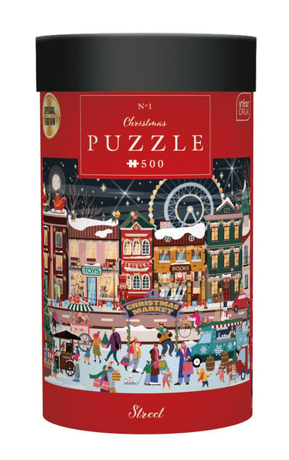 Karácsonyi utca Interdruk 500 darabos kirakó puzzle (ID-5902277396013) - puzzlegarden