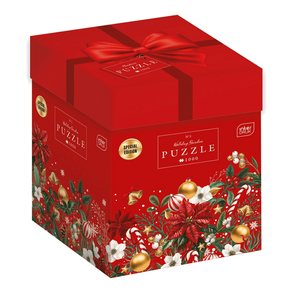 Karácsonyi virágok 1 Interdruk 1000 darabos kirakó puzzle (ID-5902277396143) - puzzlegarden