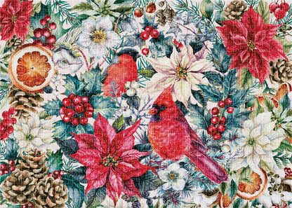 Karácsonyi virágok 2 Interdruk 1000 darabos kirakó puzzle (ID-5902277396150) - puzzlegarden