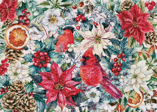 Karácsonyi virágok 2 Interdruk 1000 darabos kirakó puzzle (ID-5902277396150) - puzzlegarden