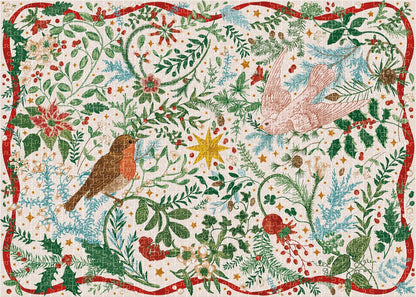 Karácsonyi virágok 3 Interdruk 1000 darabos kirakó puzzle (ID-5902277396167) - puzzlegarden