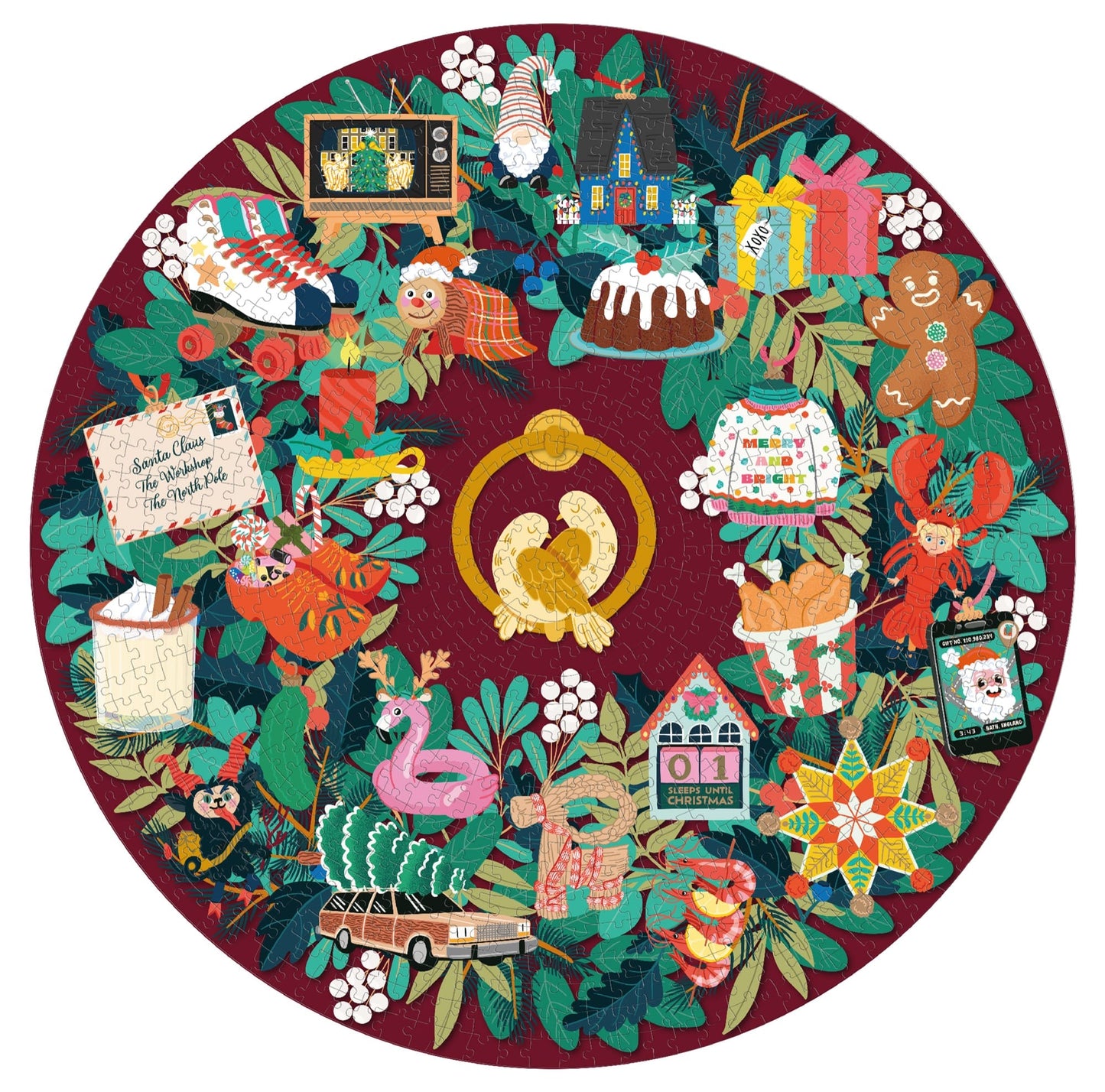 Karácsonyi visszaszámlálás - díszdobozban Ridley's games 1000 darabos kirakó puzzle (GA-9781797238791) - puzzlegarden