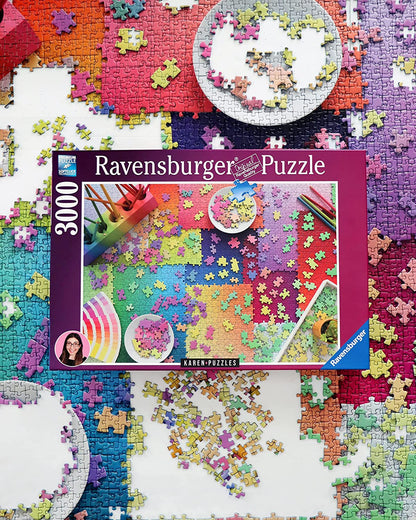 Karen Puzzles Collection - Puzzles on Puzzles Ravensburger 3000 darabos kirakó puzzle (RA-17471 4005556174713) - puzzlegarden
