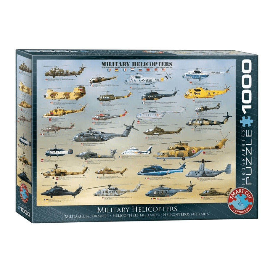 Katonai Helikopterek Eurographics 1000 darabos kirakó puzzle (EUR-6000-0088) - puzzlegarden