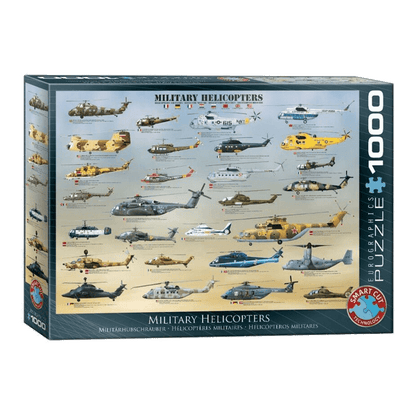 Katonai Helikopterek Eurographics 1000 darabos kirakó puzzle (EUR-6000-0088) - puzzlegarden