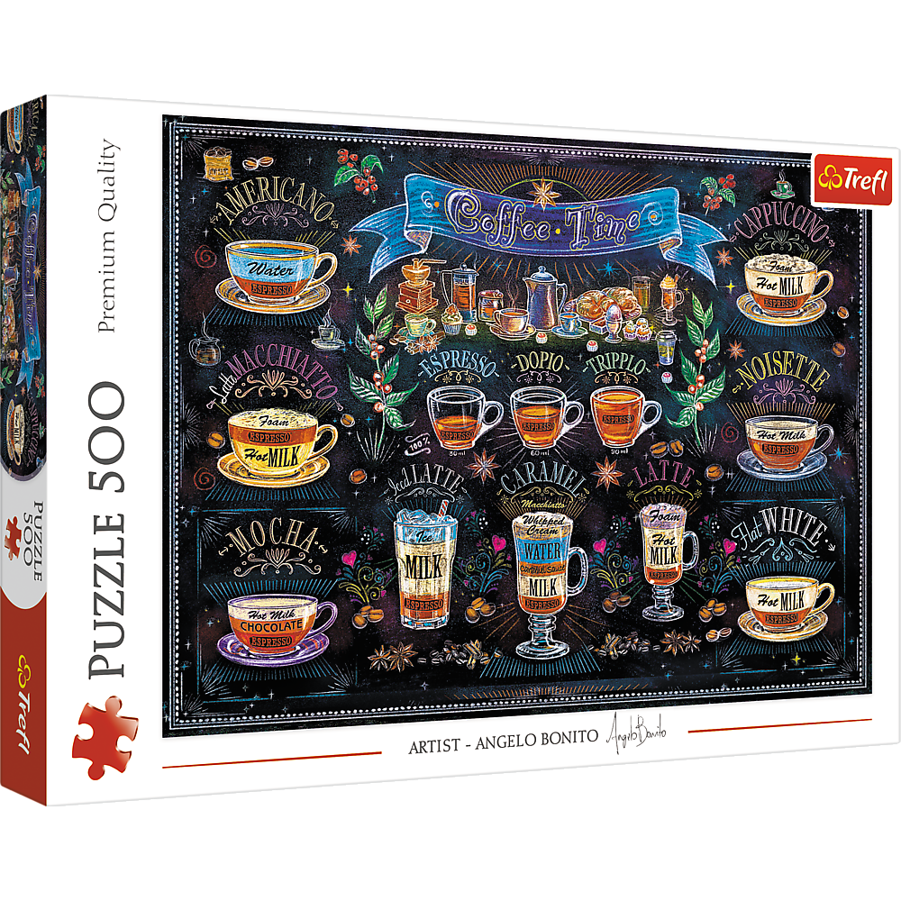 Kávé Idő Trefl 500 darabos kirakó puzzle (TR-37449) - puzzlegarden