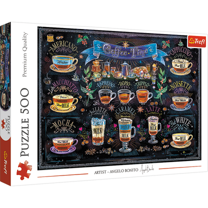 Kávé Idő Trefl 500 darabos kirakó puzzle (TR-37449) - puzzlegarden