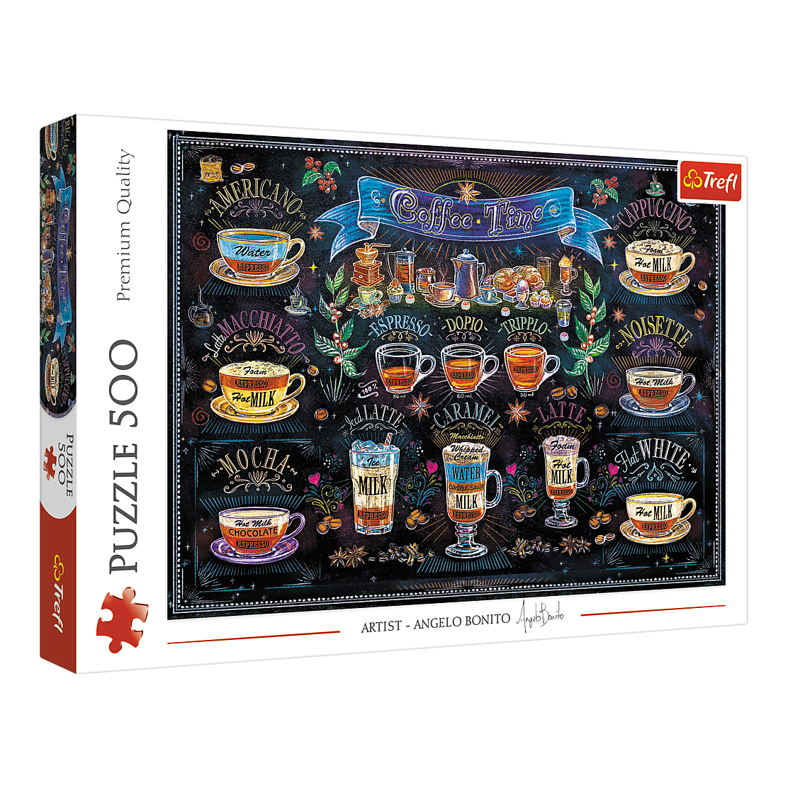 Kávé Idő Trefl 500 darabos kirakó puzzle (TR-37449) - puzzlegarden