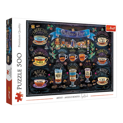 Kávé Idő Trefl 500 darabos kirakó puzzle (TR-37449) - puzzlegarden