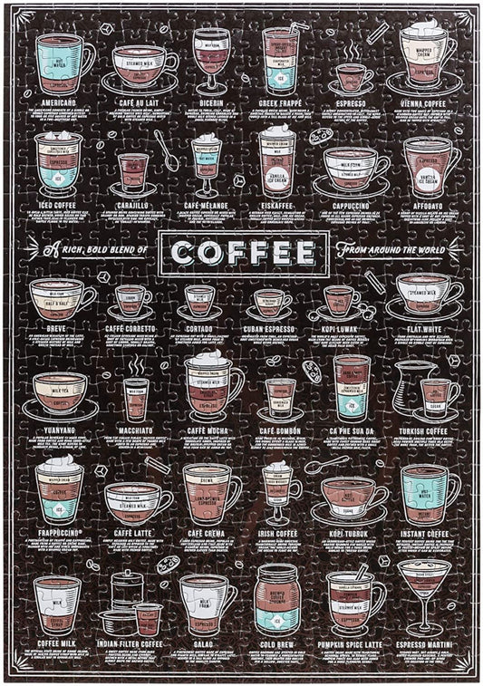 Kávé Kedvelők - díszdobozban Ridley 500 darabos kirakó puzzle (GA-5055923773109 5055923773109) - puzzlegarden