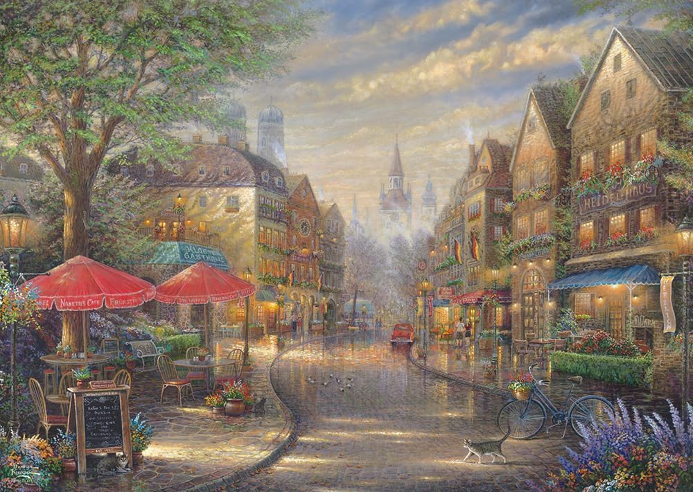 Kávéház Münchenben Schmidt Spiele 1000 darabos kirakó puzzle (SCH - 59675) - puzzlegarden