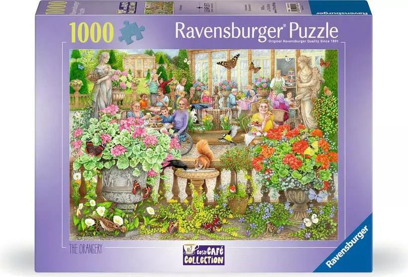 Kávézó a Télikertben Ravensburger 1000 darabos kirakó puzzle (RA-12001081) - puzzlegarden