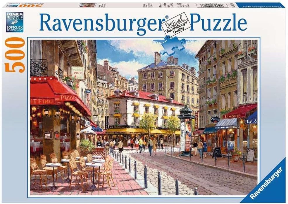 Kávézók Ravensburger 500 darabos kirakó puzzle (RA-14116 4005556141166) - puzzlegarden