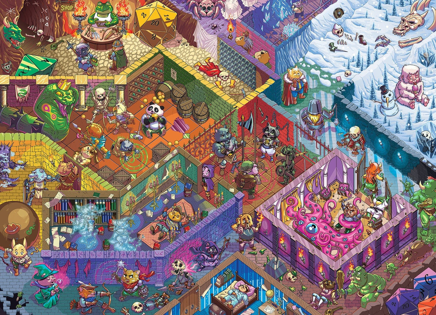 Kazamatatúra Cobble Hill 500 darabos kirakó puzzle (CH-45129) - puzzlegarden