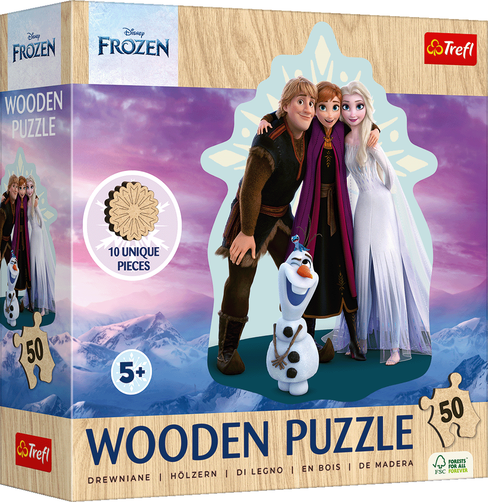 Kedvenc Jégvarázs - Fa kirakó Trefl Wood Craft 50 darabos kirakó puzzle (TR - 20283 5900511202830) - puzzlegarden