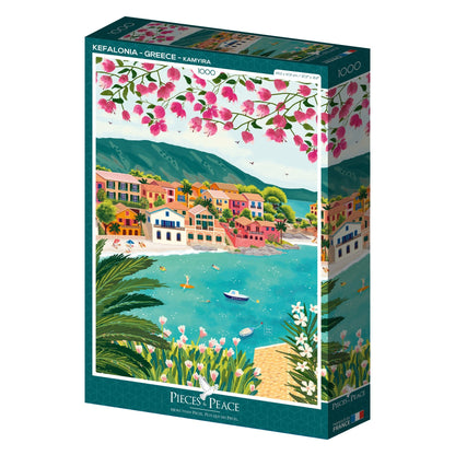 Kefalónia - Görögország Pieces & Peace 1000 darabos kirakó puzzle (PaP - 0077 3770001400778) - puzzlegarden