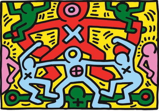 Keith Haring Clementoni 1000 darabos kirakó puzzle (CL-39757 8005125397570) - puzzlegarden