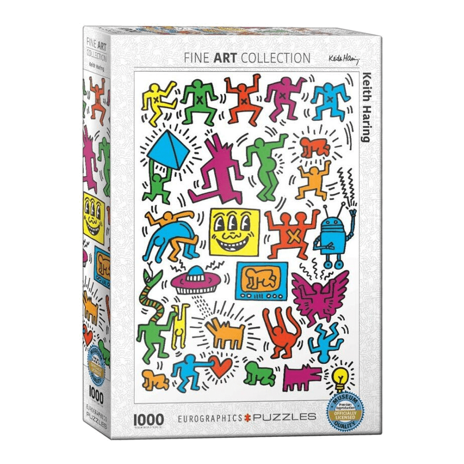 Keith Haring - Kollázs Eurographics 1000 darabos kirakó puzzle (EUR-6000-5513) - puzzlegarden