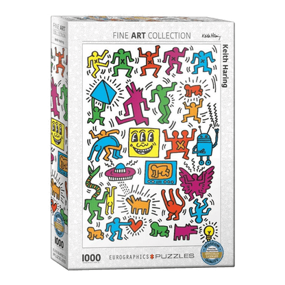 Keith Haring - Kollázs Eurographics 1000 darabos kirakó puzzle (EUR-6000-5513) - puzzlegarden