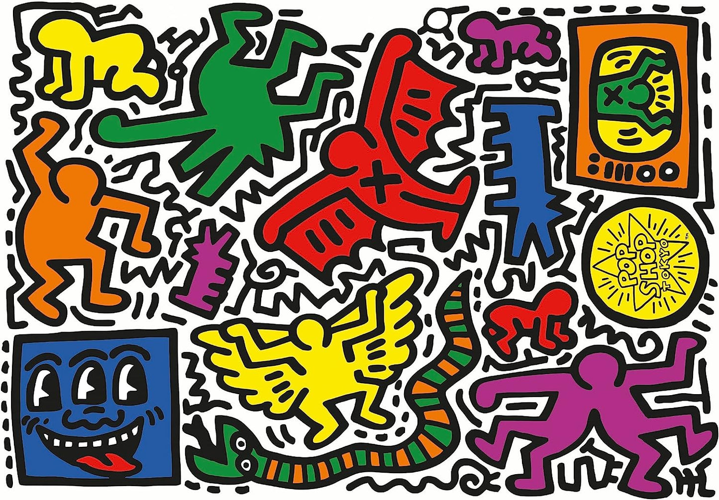 Keith Haring - Pop Shop Clementoni 1000 darabos kirakó puzzle (CL-39756 8005125397563) - puzzlegarden