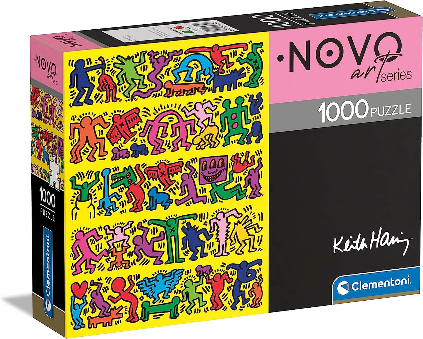 Keith Haring - Yellow Art - sérült doboz Clementoni 1000 darabos kirakó puzzle (CL-39755 8005125397556) - puzzlegarden